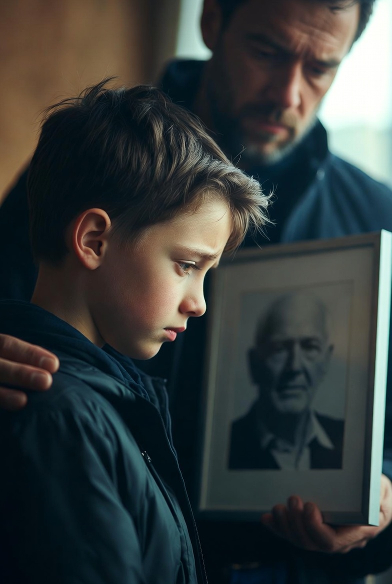 A family navigating grief together