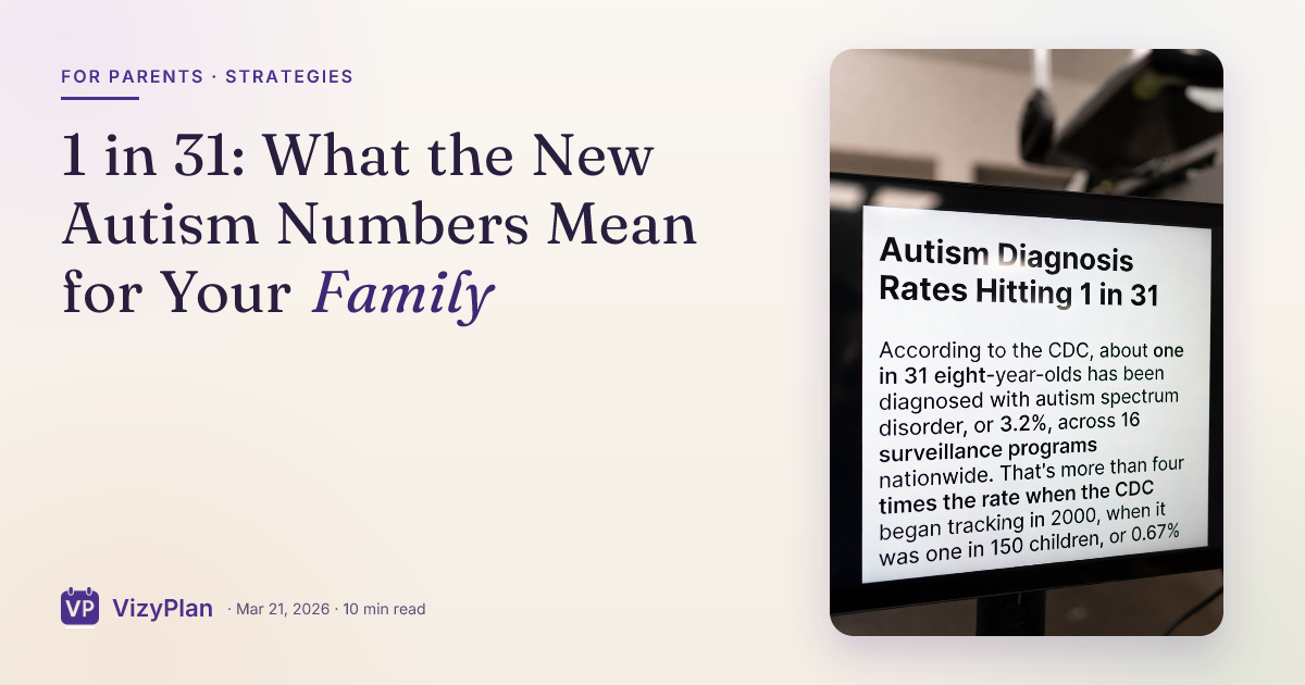 1 in 31: What the New Autism Numbers Mean for Your Family