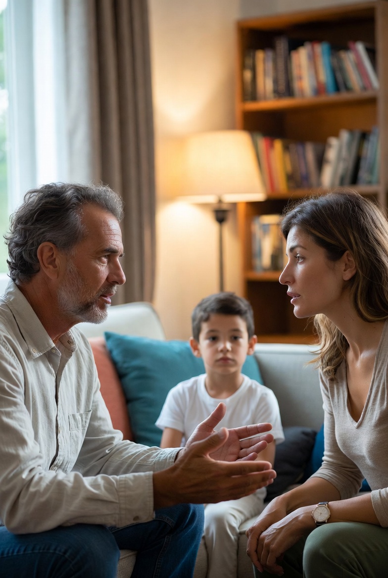 Family spending time together