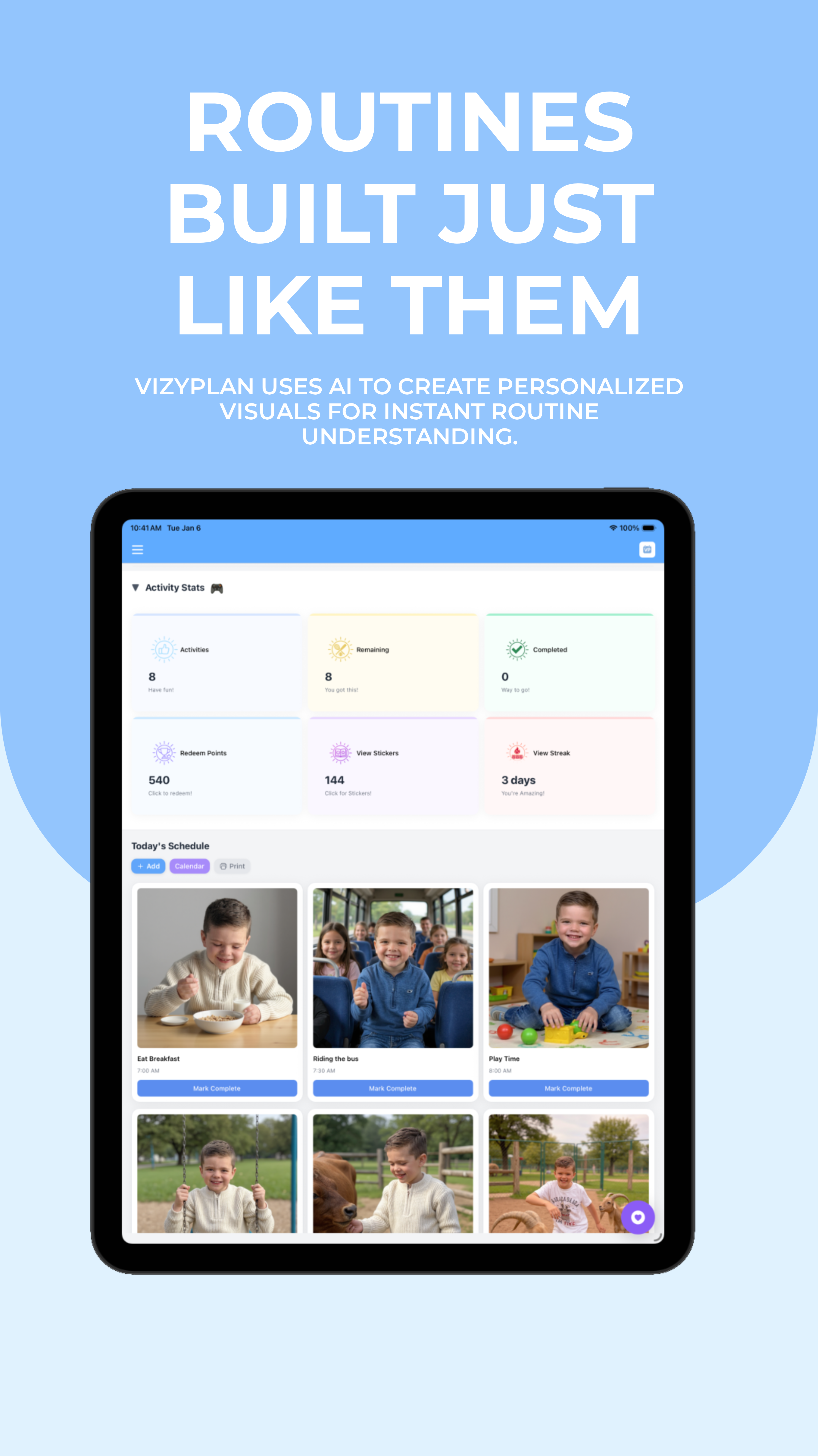 Routines built just like them