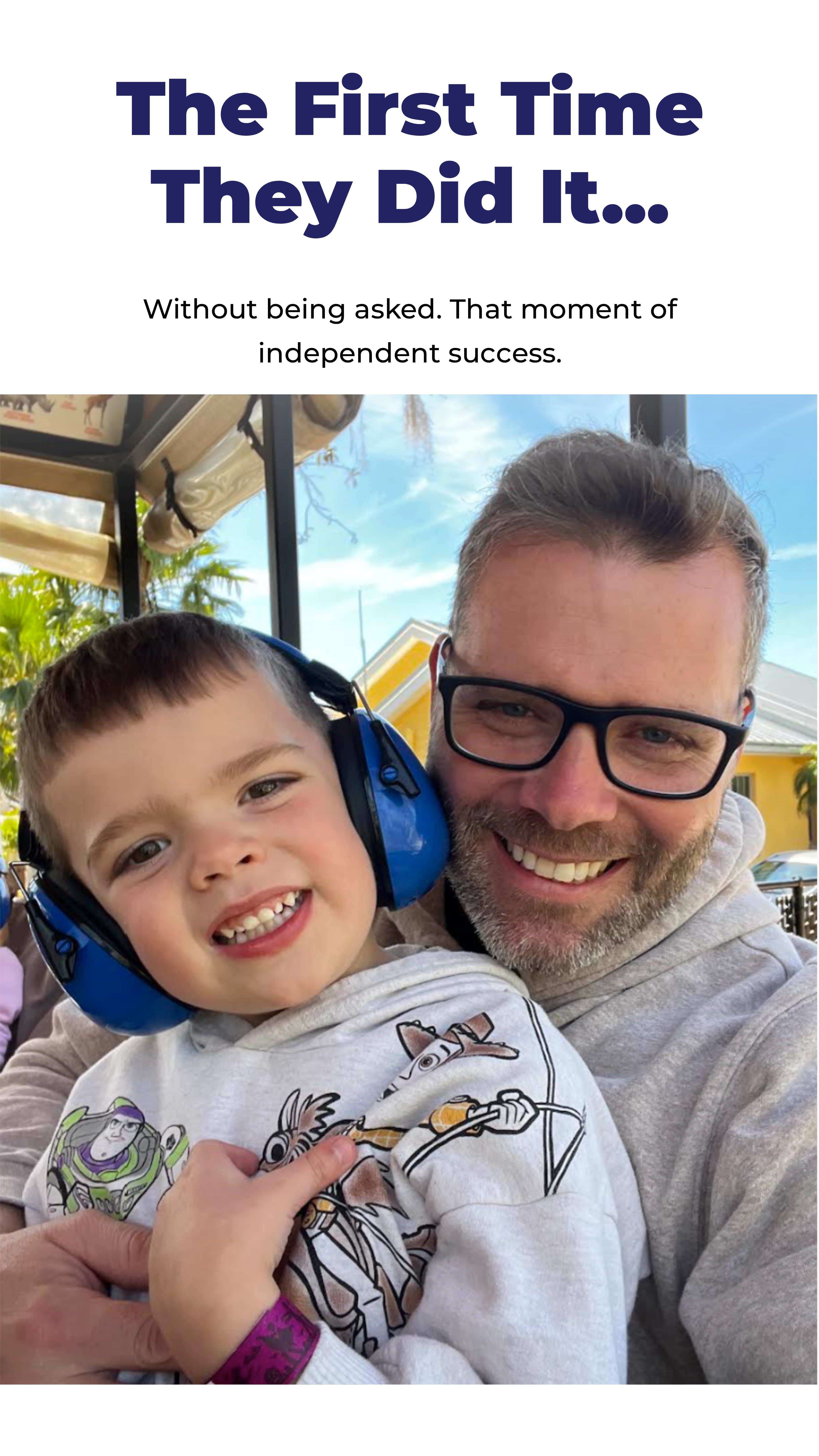 The first time they did it on their own