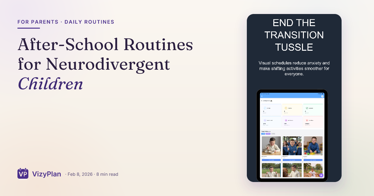 After-School Routines for Neurodivergent Children