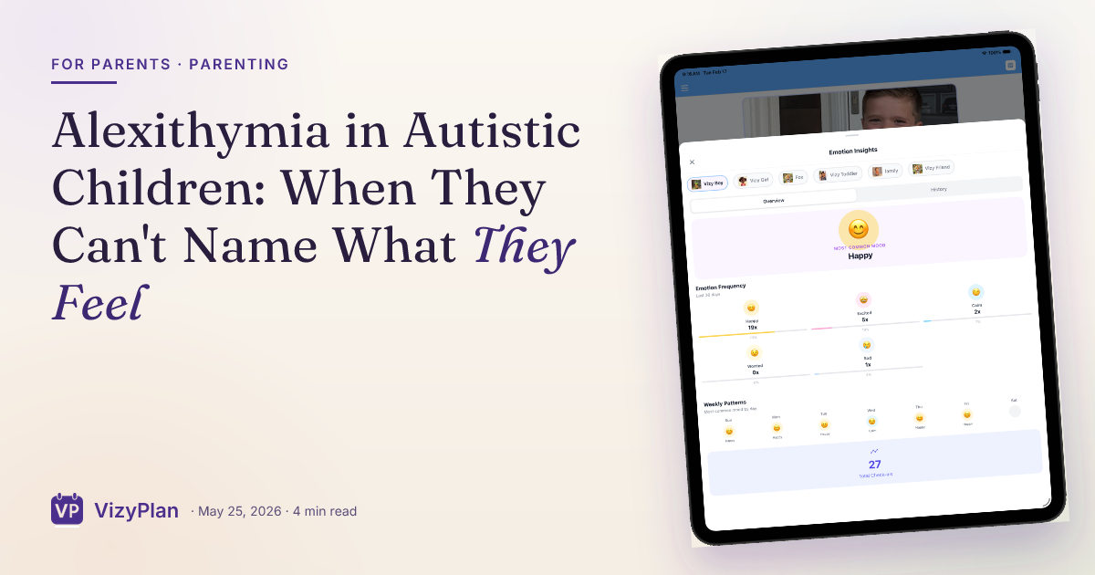Alexithymia in Autistic Children: When They Can't Name What They Feel