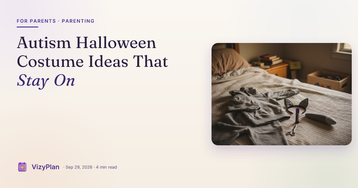 Autism Halloween Costume Ideas That Stay On