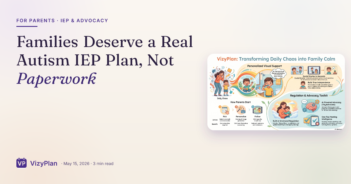 Families Deserve a Real Autism IEP Plan, Not Paperwork