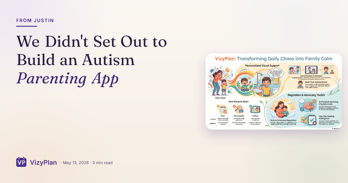 We Didn't Set Out to Build an Autism Parenting App