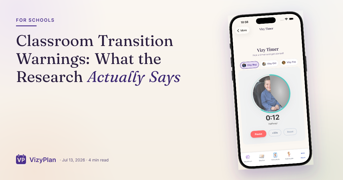 Classroom Transition Warnings: What the Research Actually Says