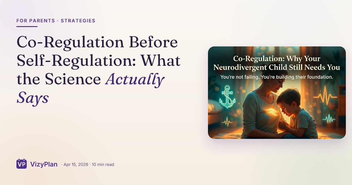 Co-Regulation Before Self-Regulation: What the Science Actually Says