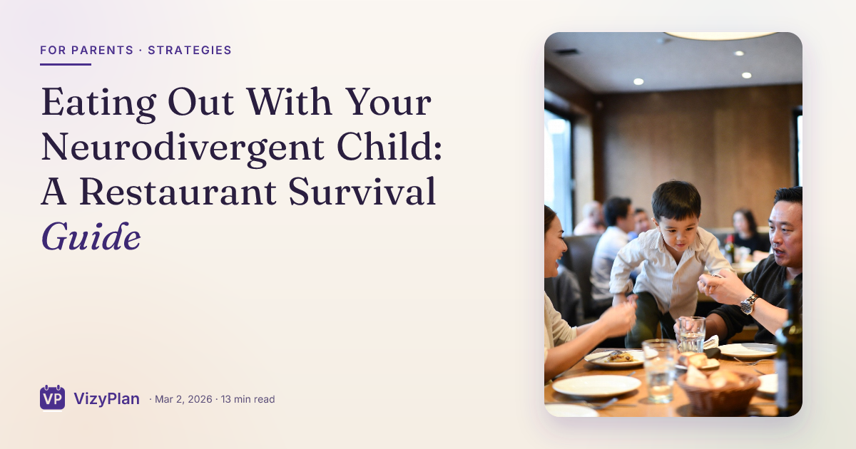 Eating Out With Your Neurodivergent Child: A Restaurant Survival Guide