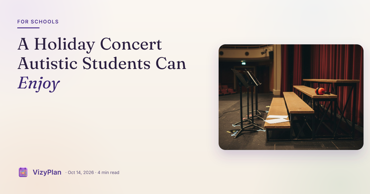 A Holiday Concert Autistic Students Can Enjoy