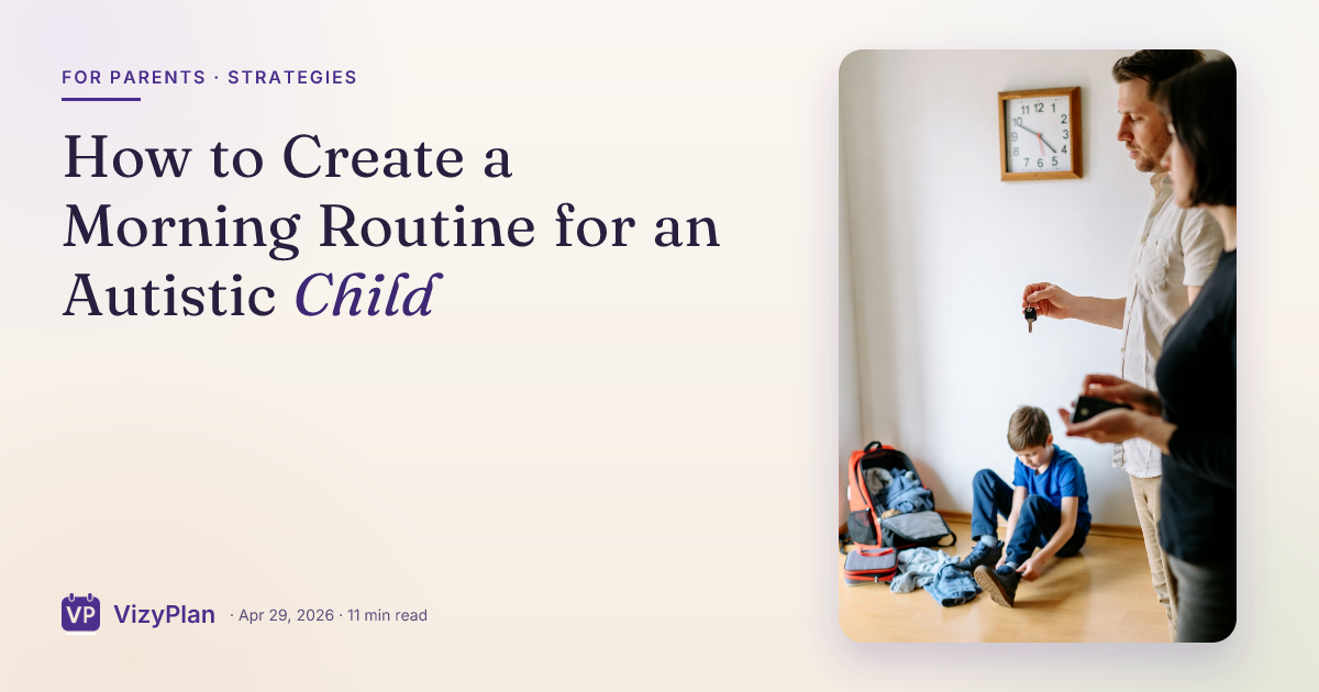 How to Create a Morning Routine for an Autistic Child