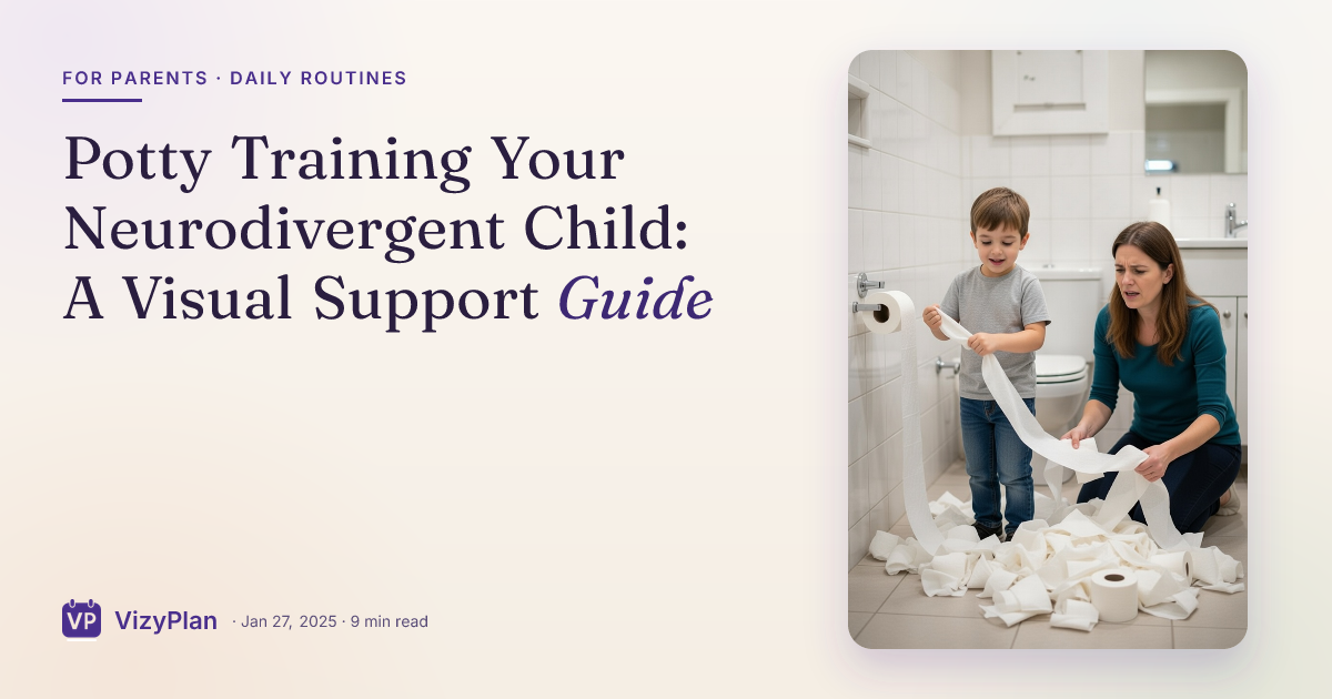 Potty Training Your Neurodivergent Child: A Visual Support Guide