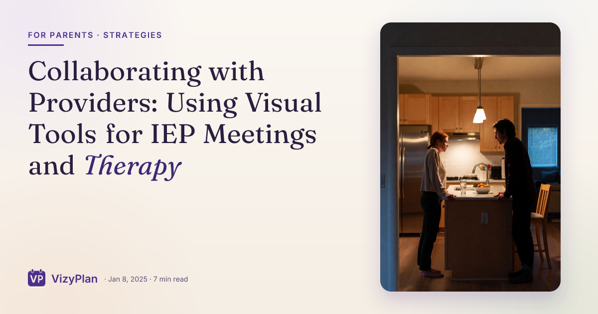 Collaborating with Providers: Using Visual Tools for IEP Meetings and Therapy