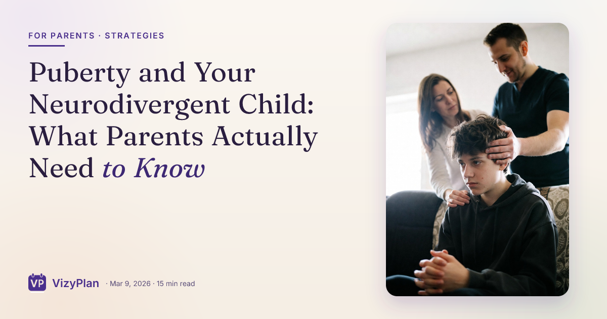 Puberty and Your Neurodivergent Child: What Parents Actually Need to Know