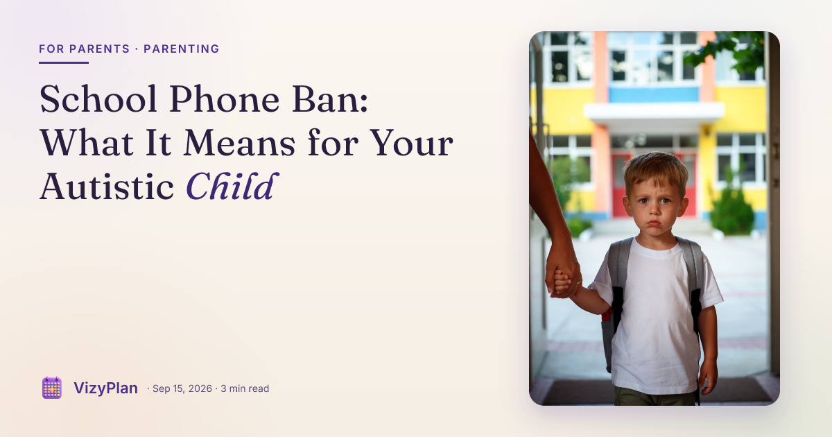 School Phone Ban: What It Means for Your Autistic Child