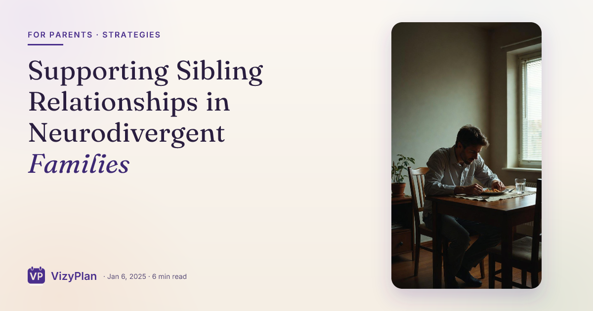 Supporting Sibling Relationships in Neurodivergent Families