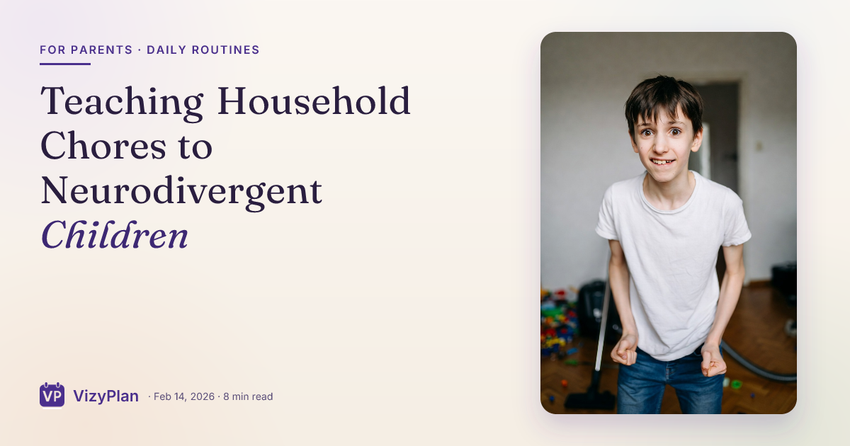 Teaching Household Chores to Neurodivergent Children