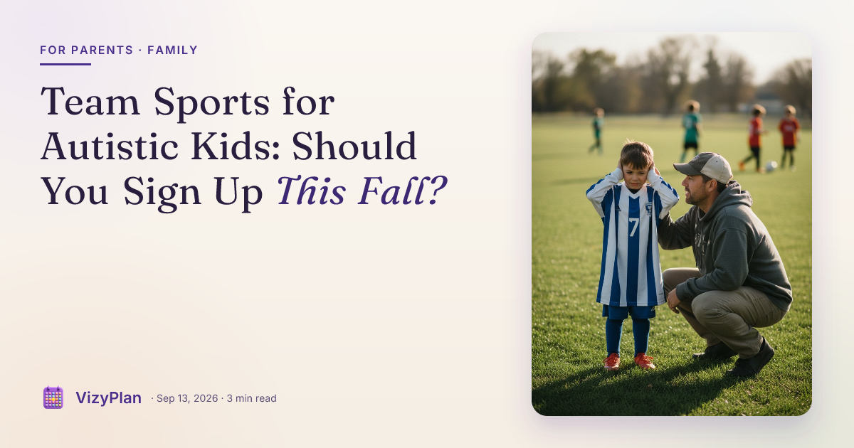 Team Sports for Autistic Kids: Should You Sign Up This Fall?