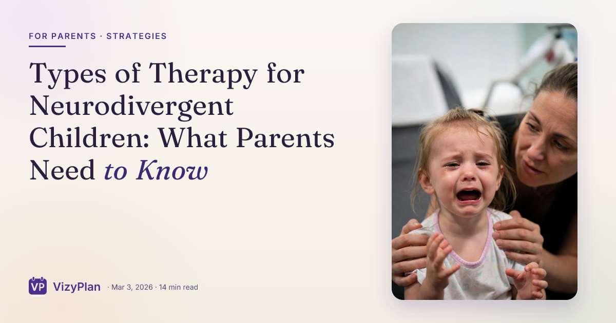 Types of Therapy for Neurodivergent Children: What Parents Need to Know