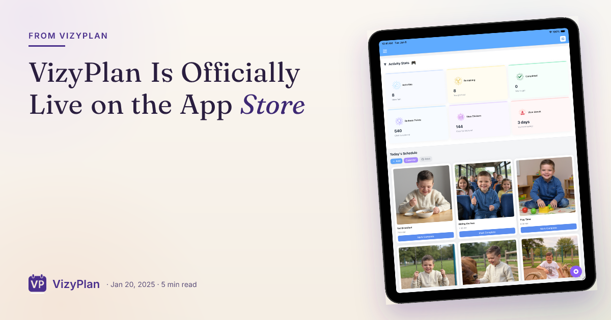 VizyPlan Is Officially Live on the App Store