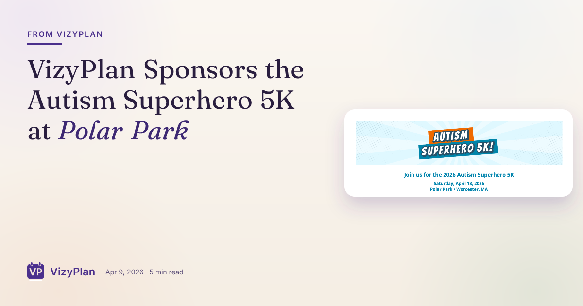 VizyPlan Sponsors the Autism Superhero 5K at Polar Park